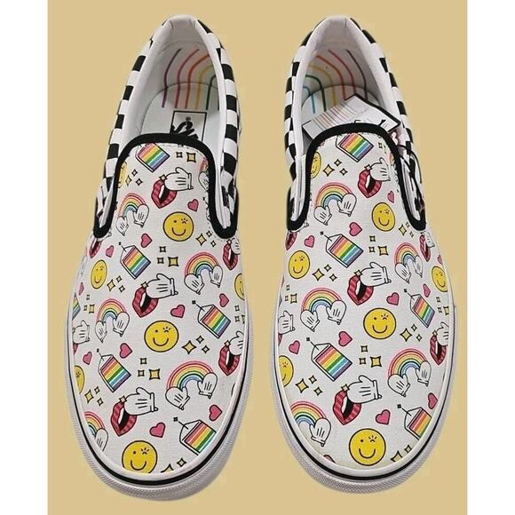 Vans ~Men\'s 11~ Flour Shop Icon Checker Board Classic Slip on Shoes Sneakers NEW main image 6